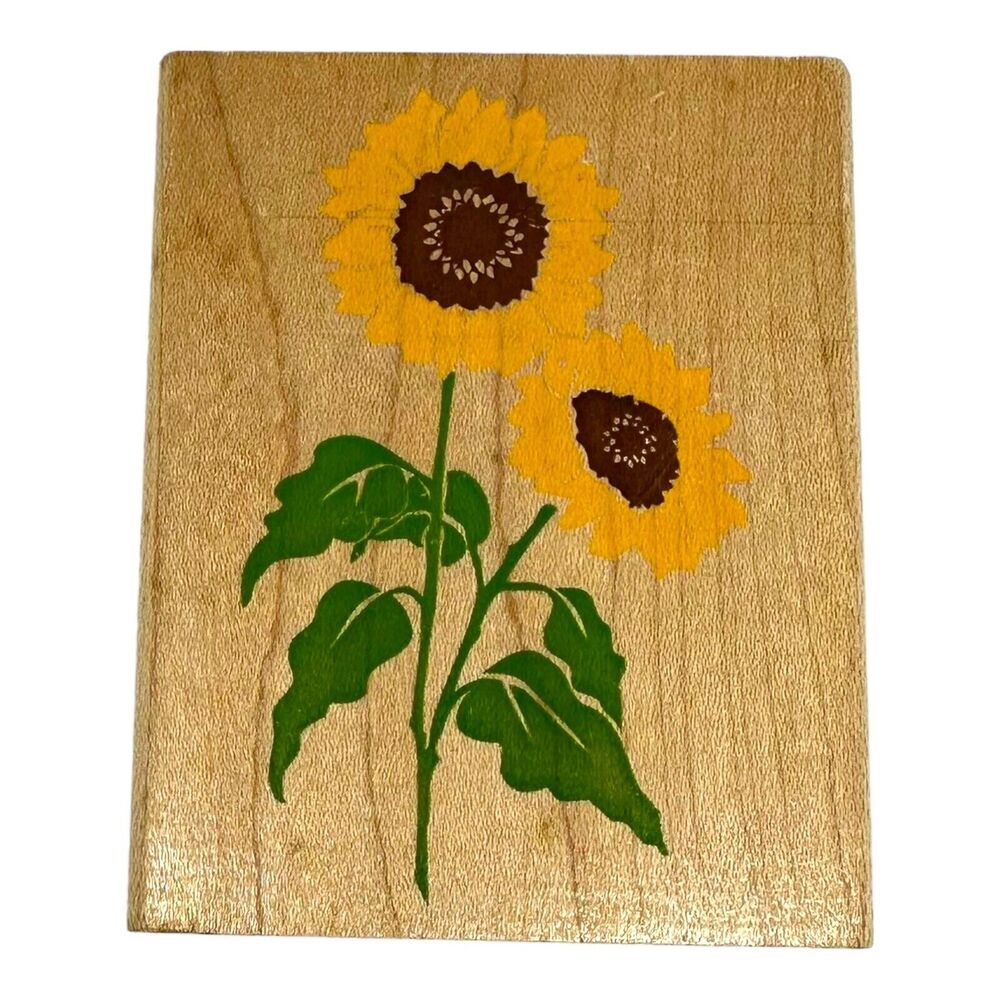 Sunflower Botanical Garden Hope Rubber Stamp 3.5 x 2.75 -‎ Rubber Stampede Z483F